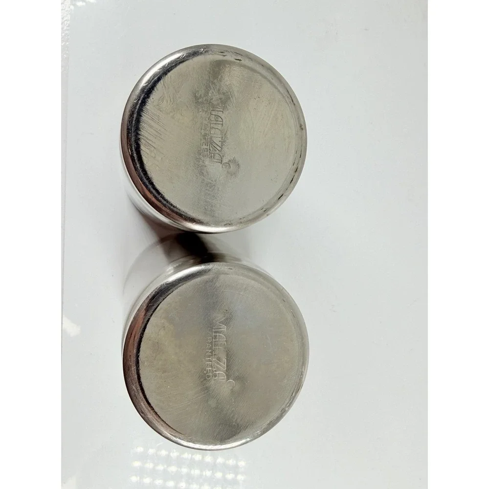 Maaza Guaranteed Stainless Steel Cup Vintage Set Of (2)